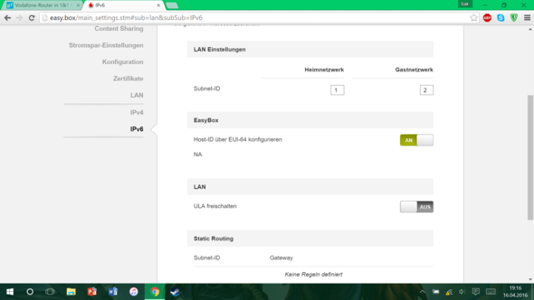 Easybox Einstellungen - (Computer, Netzwerk)