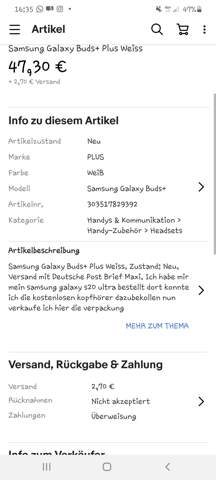 Ebay Kaufer Hat Beschreibung Nicht Richtig Gelesen Computer Ebay Verkauf Ebay Konzern
