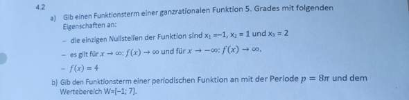 Eigenschaften von Funktionen, Funktionsgleichung?