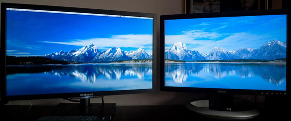 Windows 7 2 monitore desktop hintergrund