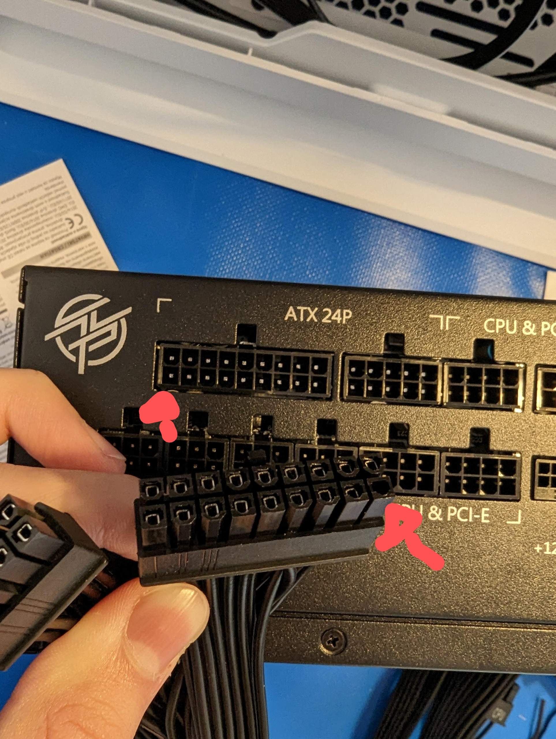 Ein Pin fehlt beim 24 Pin ATX stecker? (Gaming PC, Netzteil, MSI)