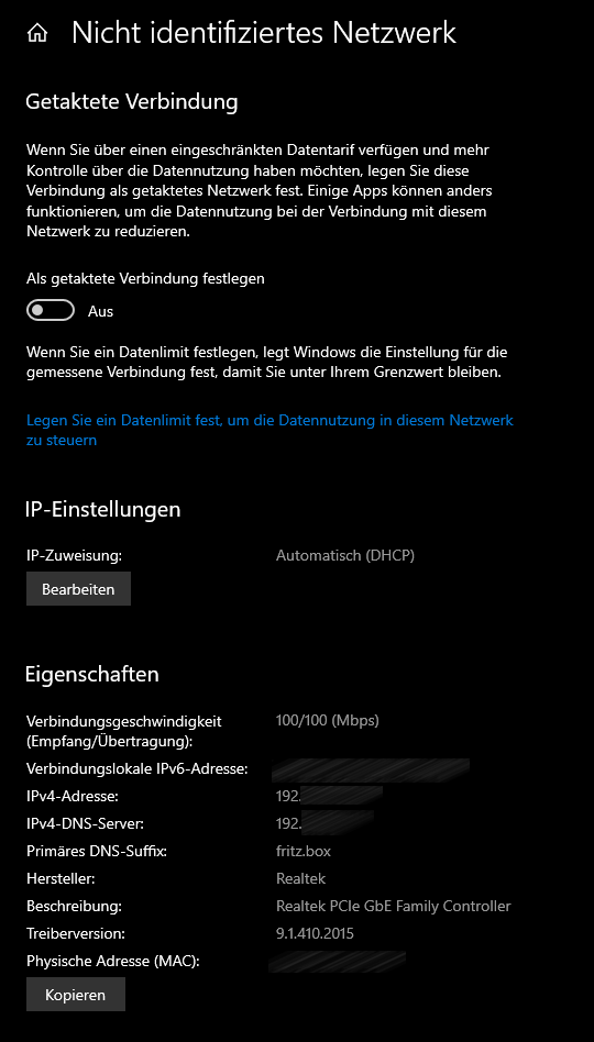 Eine über DLAN kann nicht hergestellt werden. Woran liegts?