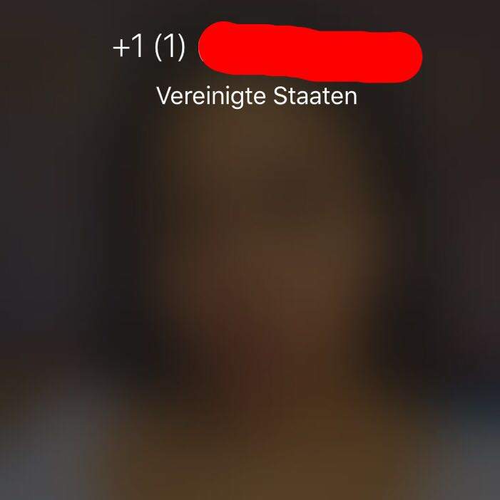 Eine Nummer aus den USA? (Handy, Anruf, unbekannt)