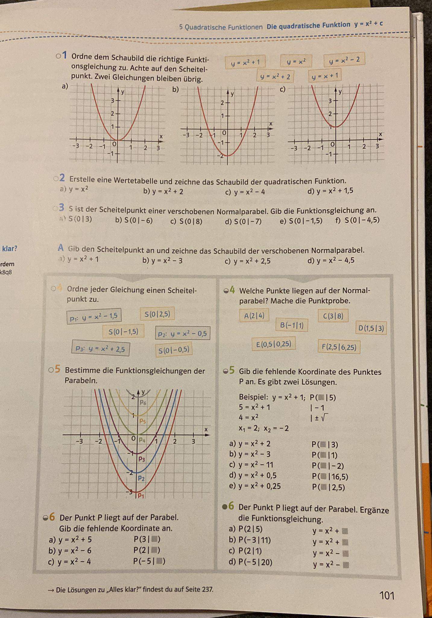 Einfache Parabeln lösen? (Schule, Mathematik, Physik)