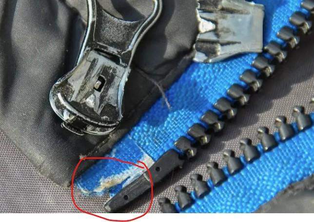 Reissverschluss Einstecker Reparieren