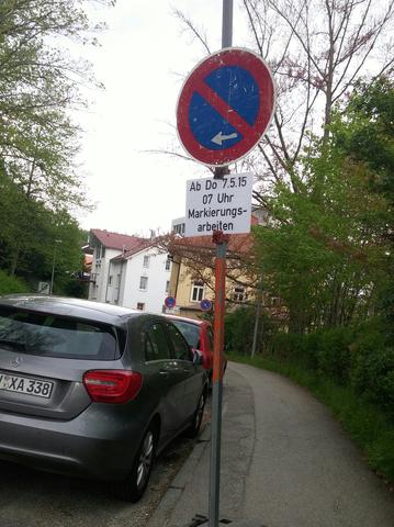 eingeschränktes halteverbot - (Auto, Verkehr, parken)