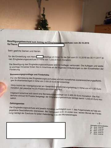 Zuschuss vom arbeitsamt zum lohn Zuschuss vom arbeitsamt zum lohn