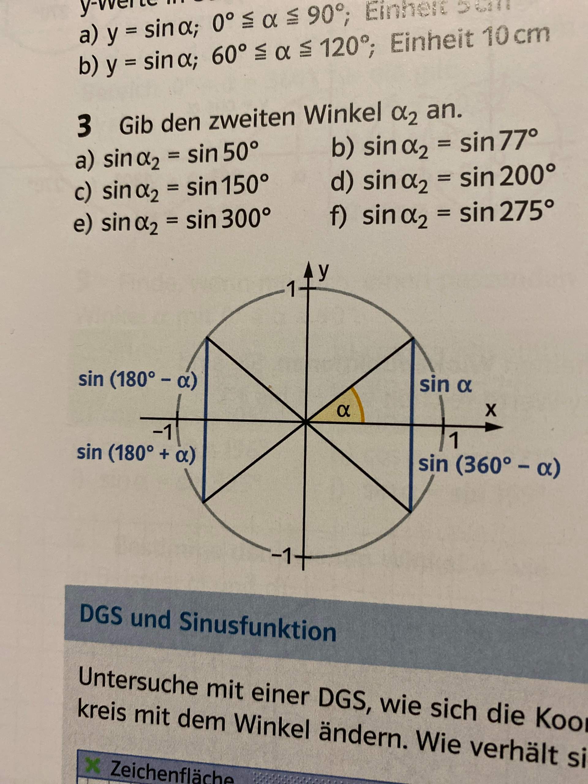 Einheitskreis Sinus Mathe? (Mathematik)