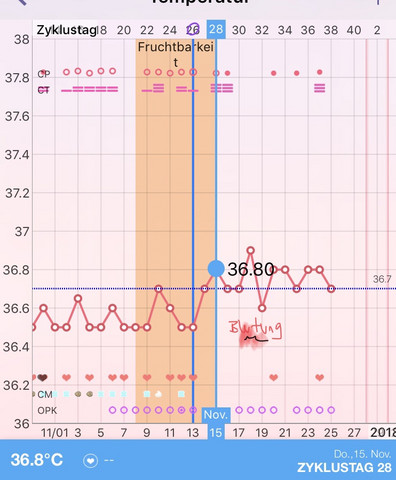 25 tage zyklus wann eisprung