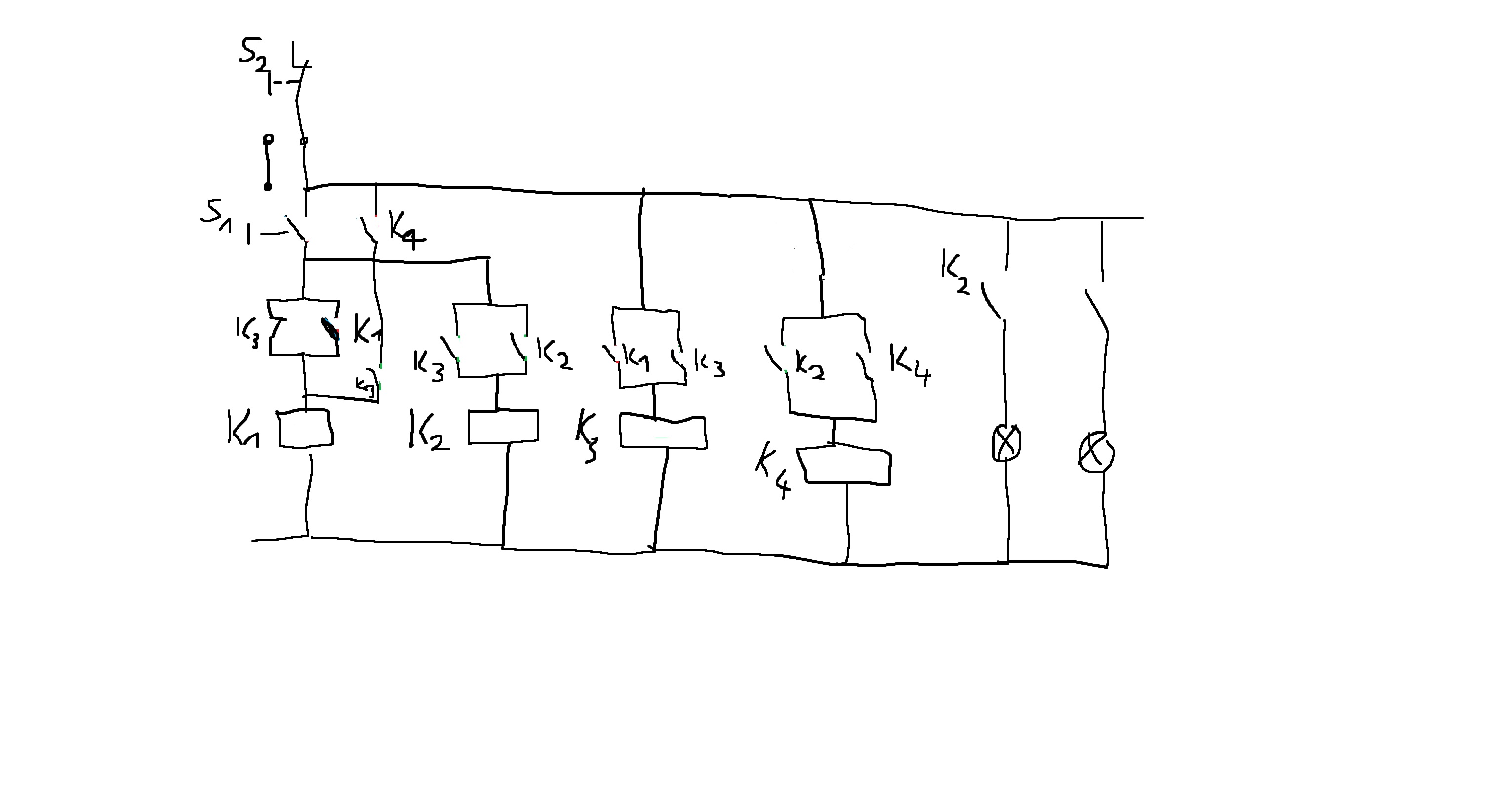 Elekt. Schaltung Hilfe? (Elektrik, Schaltplan)