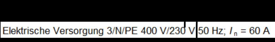 Elektrische Versorgung 3/N/PE 400V/ 230V 50Hz? (Strom, Elektrotechnik ...