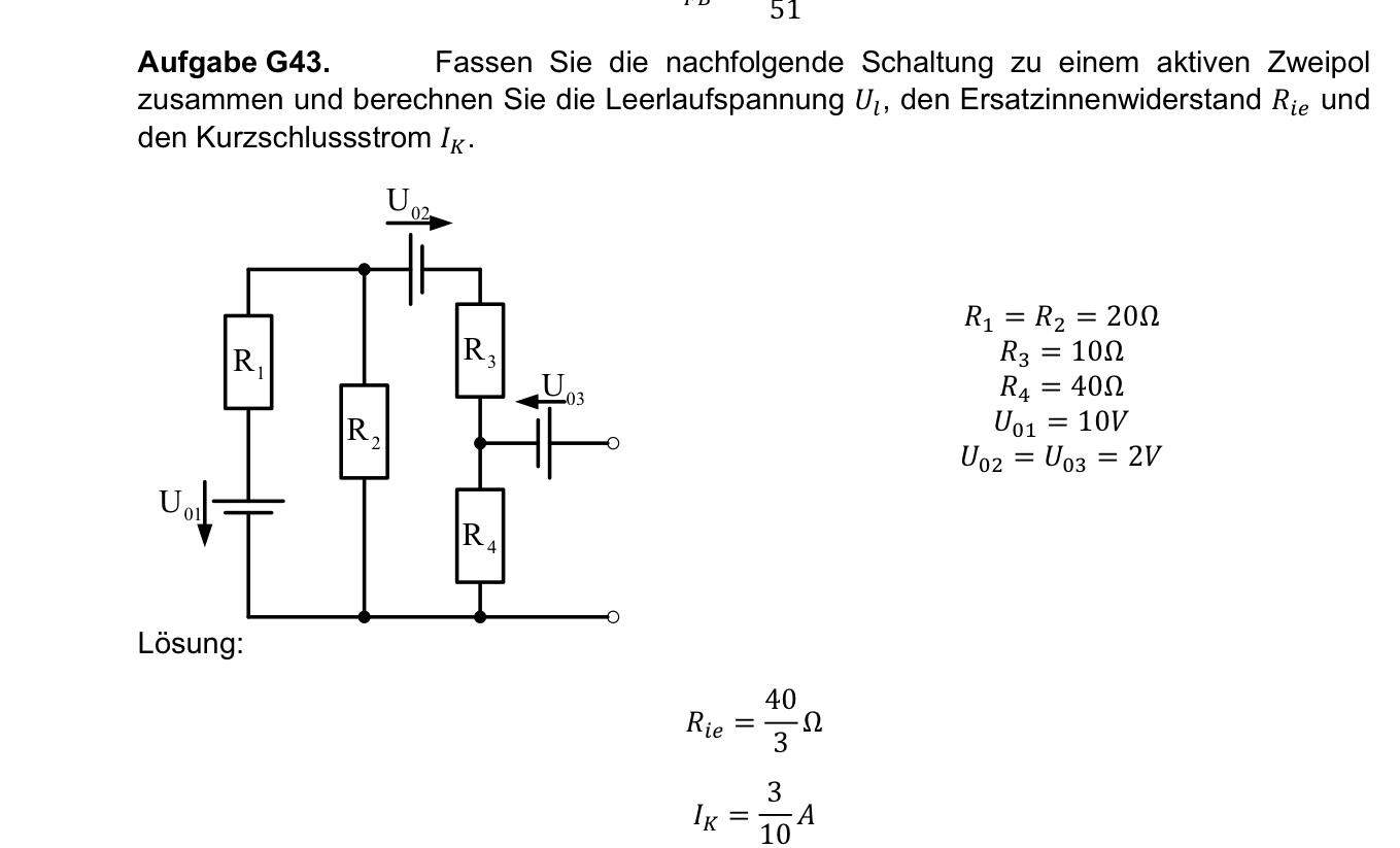 Kurzschlussstrom Berechnen