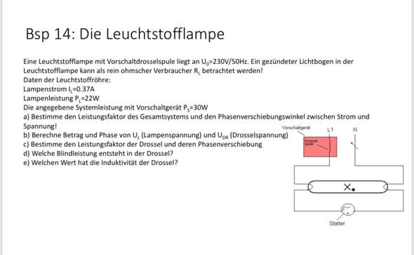 Elektrotechnik Leistung? (Computer, Schule, Technik)