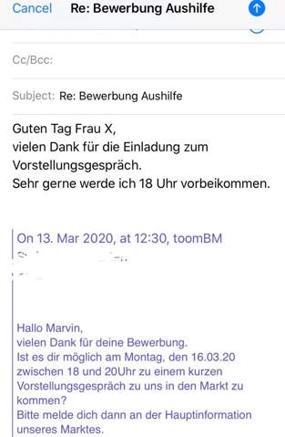 Email Antworten Aushilfe Minijob E Mail Formulierung