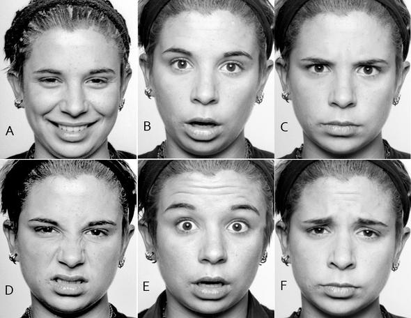 Тест на определение эмоций по фото