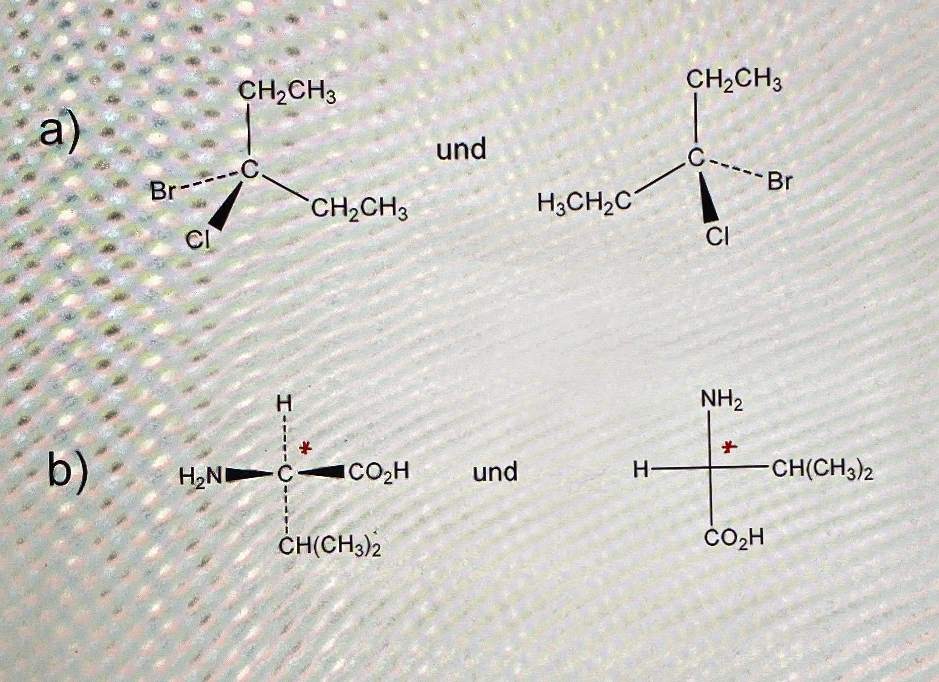 Enantiomer oder nicht? (Schule, Chemie, Biologie)