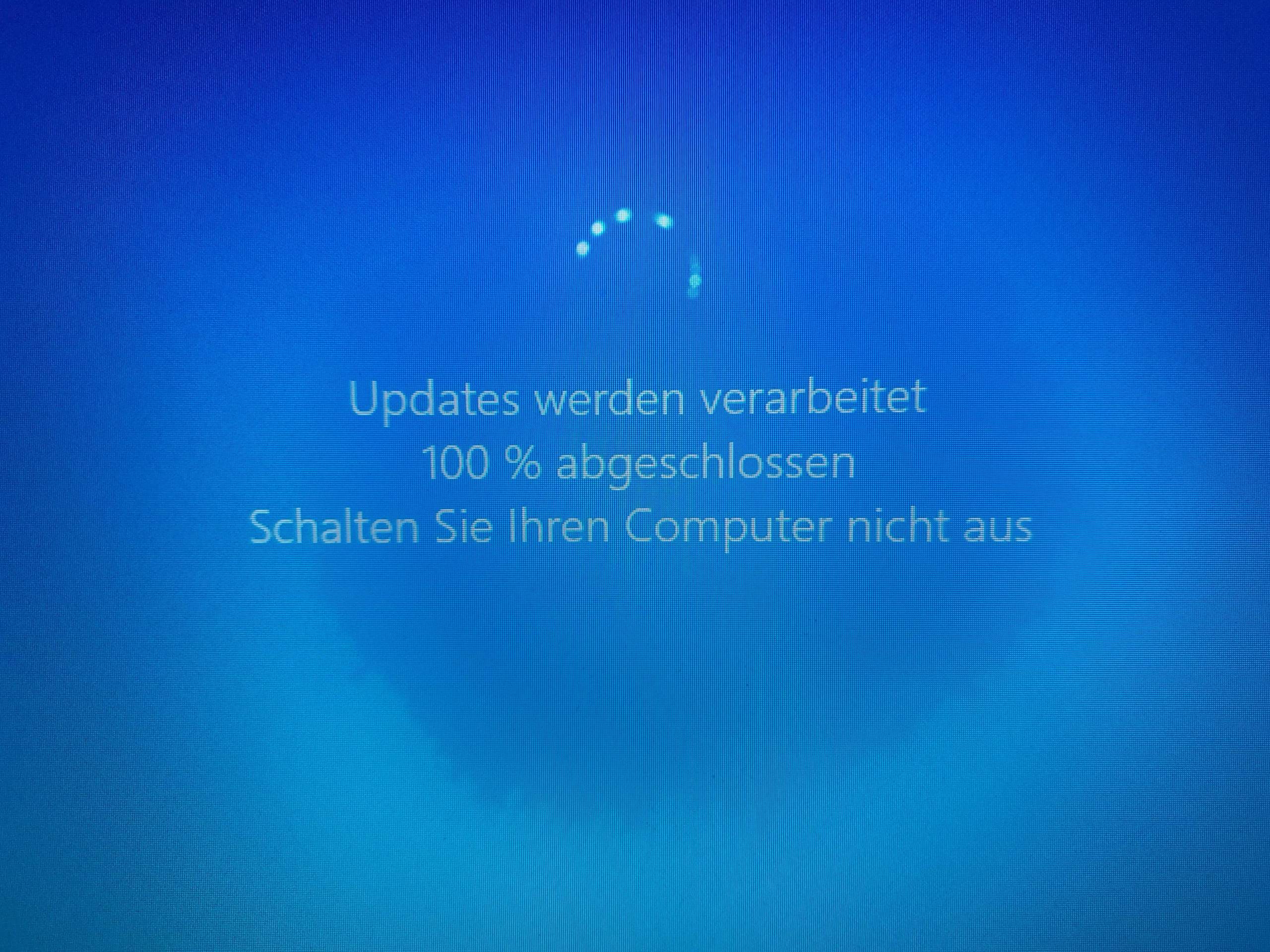 Endloses Windows update? Windows 10, IT)