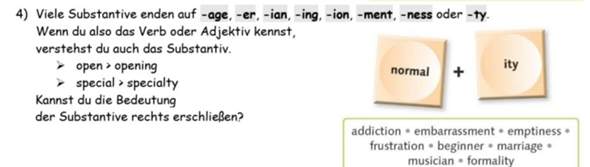 Englisch Aufgabe Schule