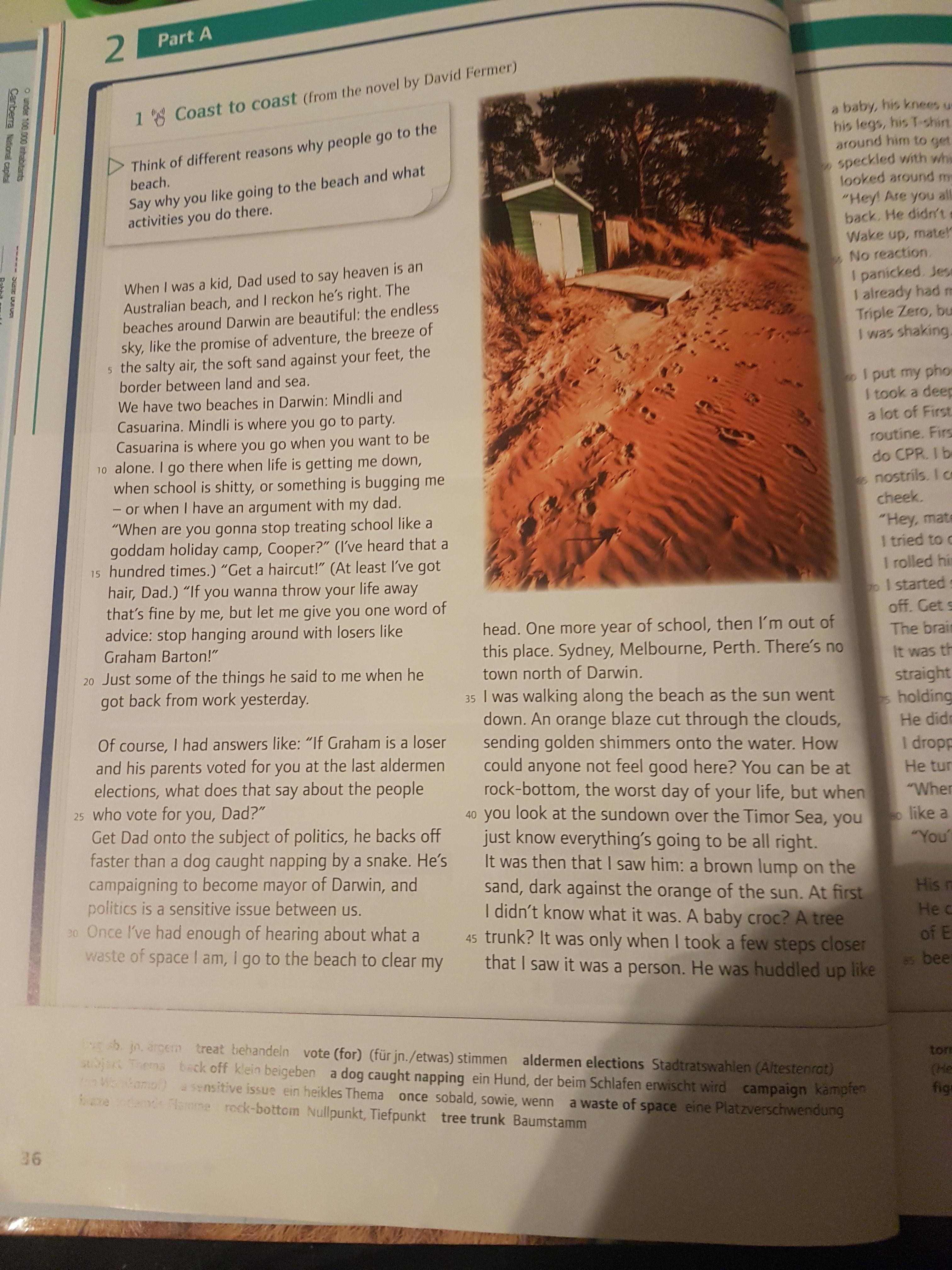 Englisch Klasse 9 Coast To Coast