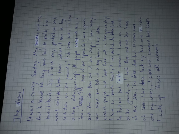 Englisch Story Grammatikalisch Richtig Schule Sprache Geschichte