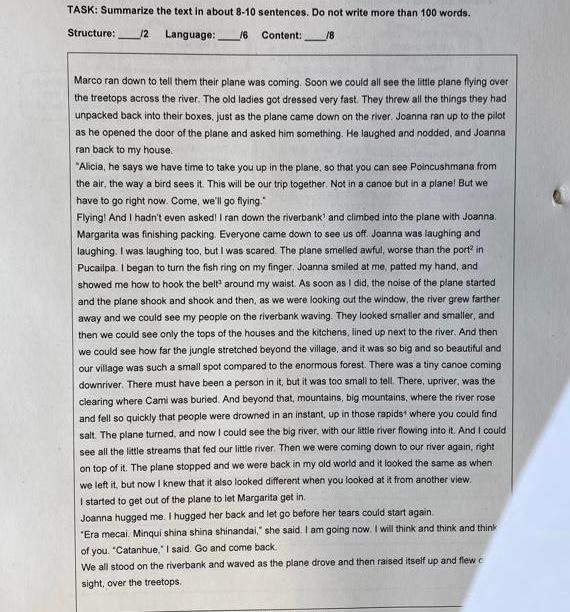 Beispiel Für Eine Summary Englisch summary? (Schule, Nachhilfe)