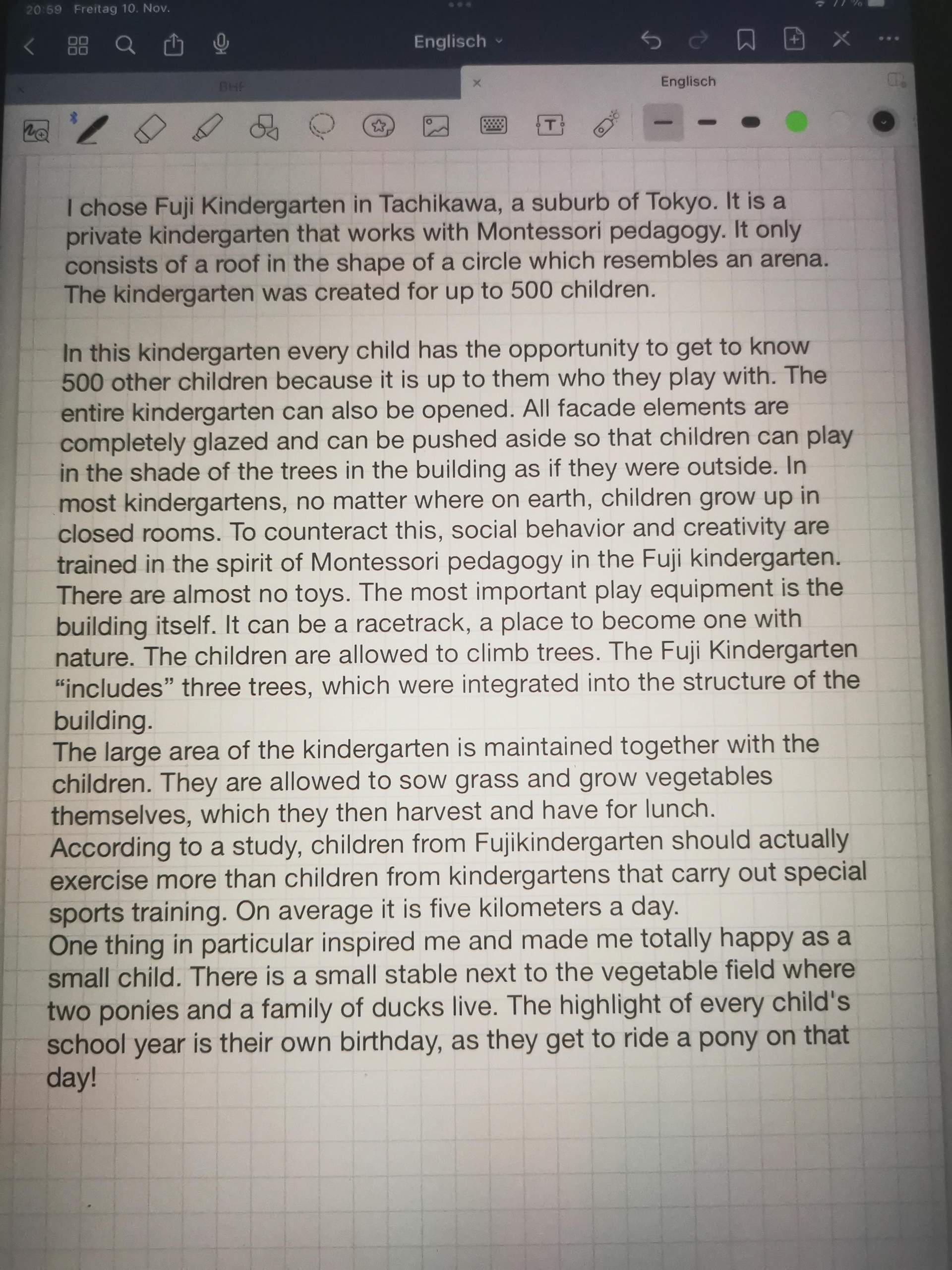 Englisch Text korrigieren? (Grammatik, Hausaufgaben, Übersetzung)