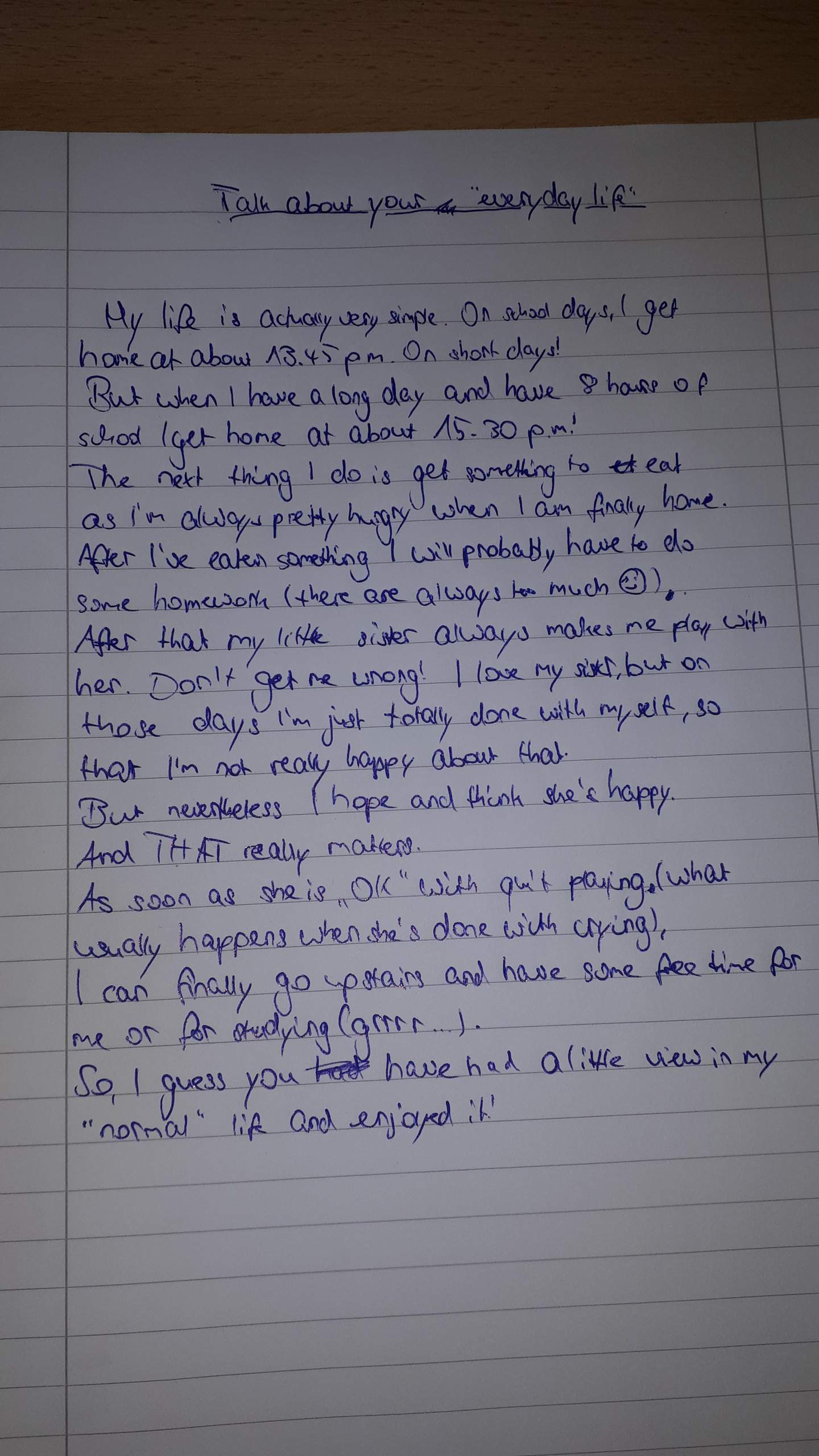 Englischer Text gut? (Schule, Englisch)