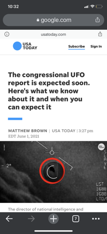 Enttrückung & UFO report?