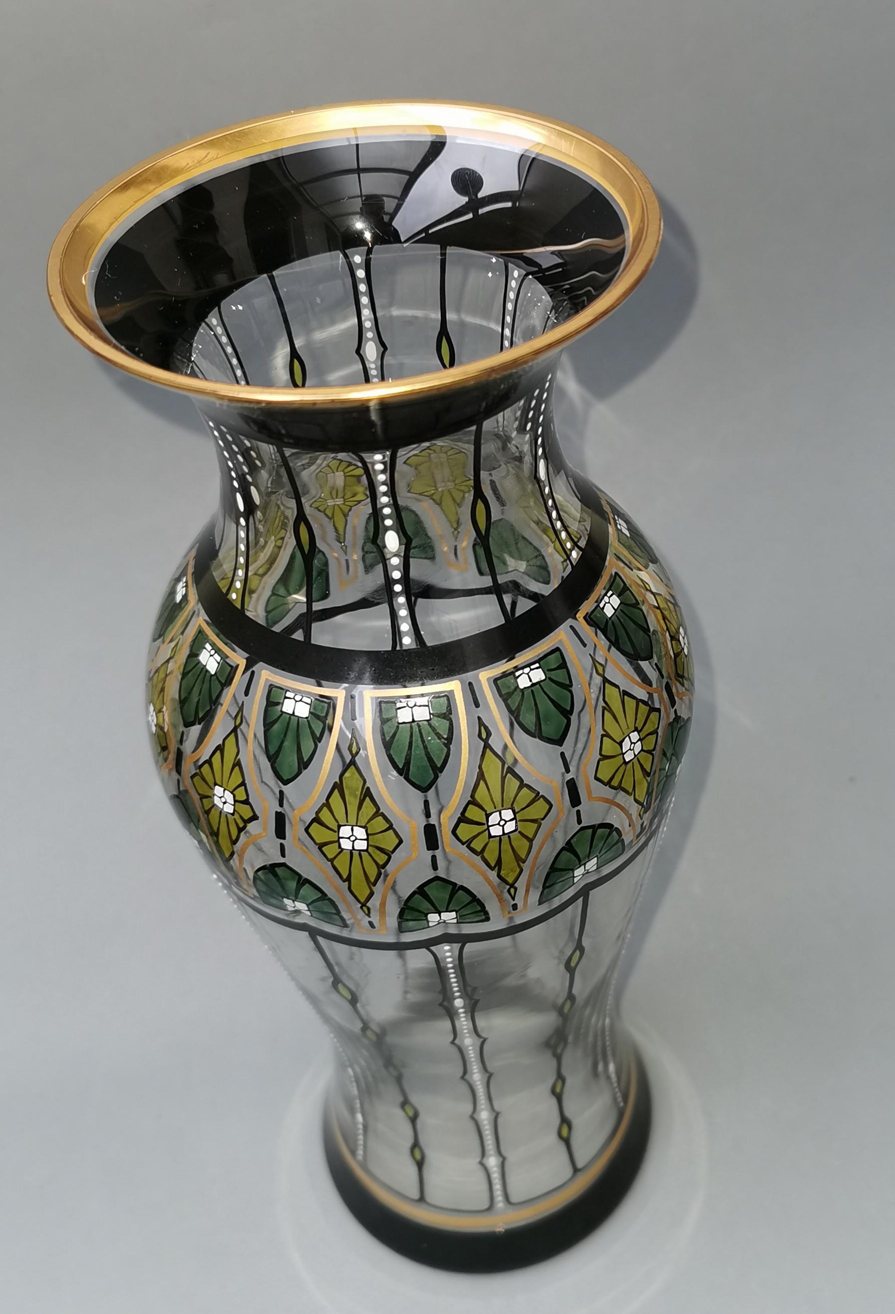 Entwurf Der Vase Von Josef Hoffmann Glas Wert Antiquitaten Antiquitatenwert