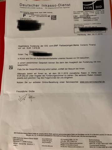 Eos Inkasso Was Ist Das Bitte