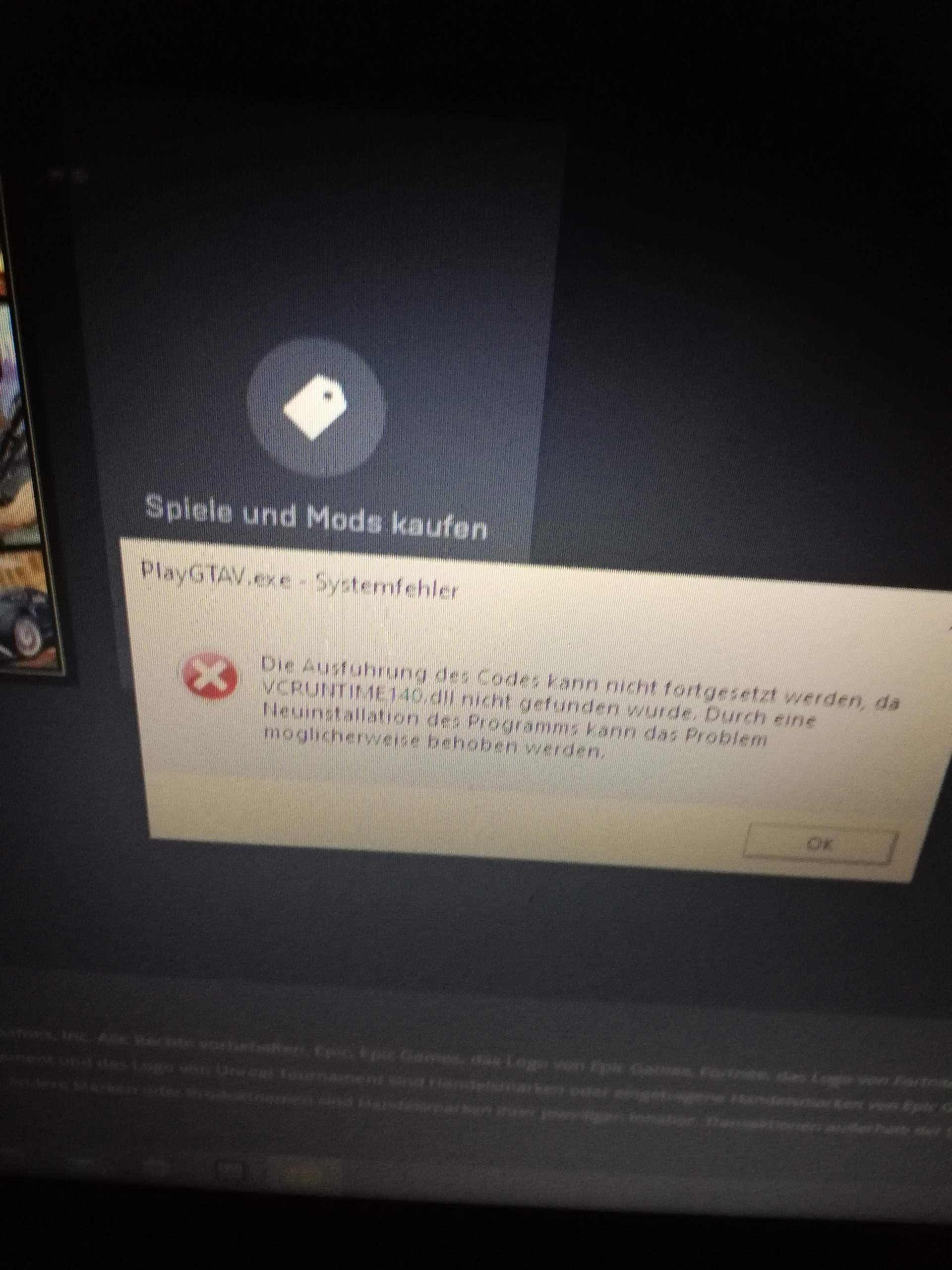 Epic Games Download Problem