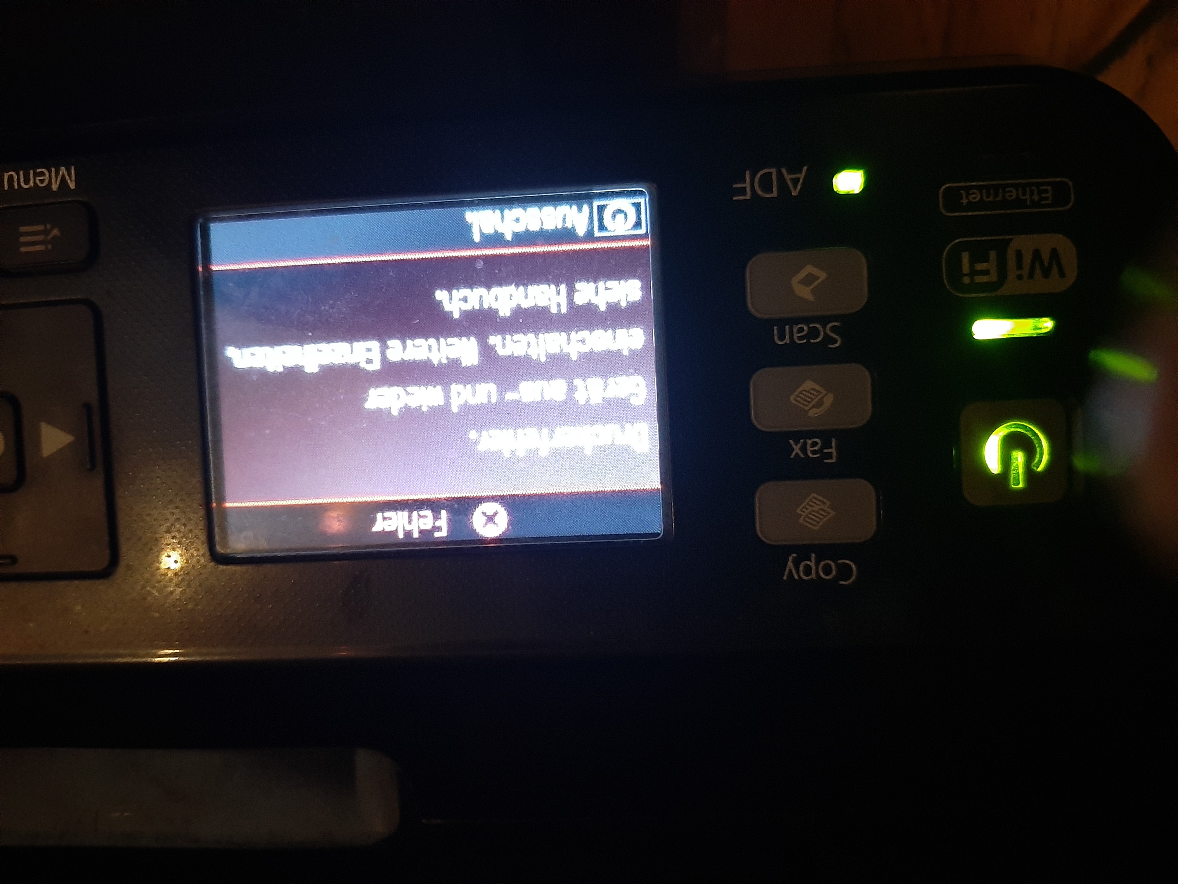 Epson Drucker Druckt Nicht Trotz Wlan Verbindung Epson Drucker zeigt das an Hilfe? (Computer, Technik, Technologie)