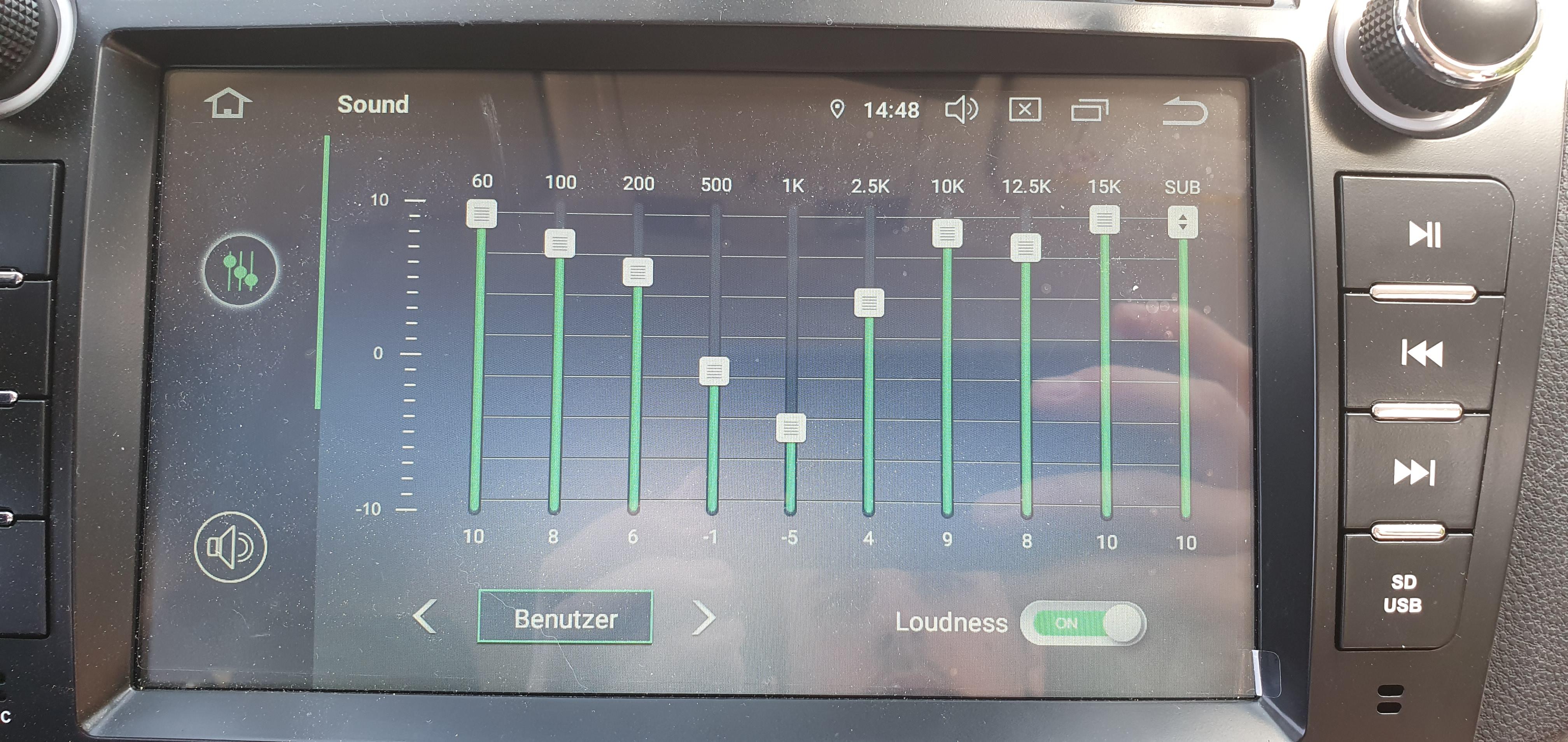 best equalizer settings for bass samsung s10