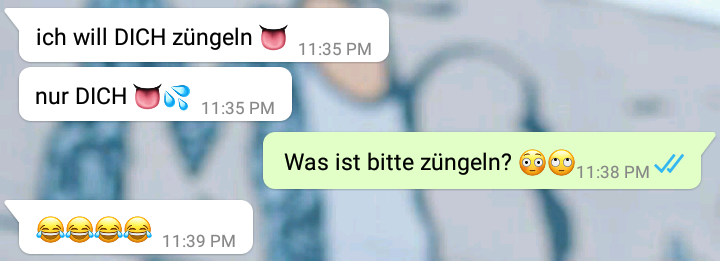 Zunge Rausstrecken Bedeutet Ich Liebe Dich
