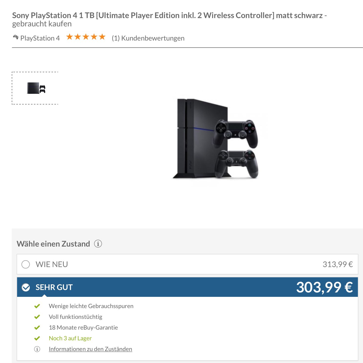 Erfahrung Rebuy Ps4 Gebraucht Review