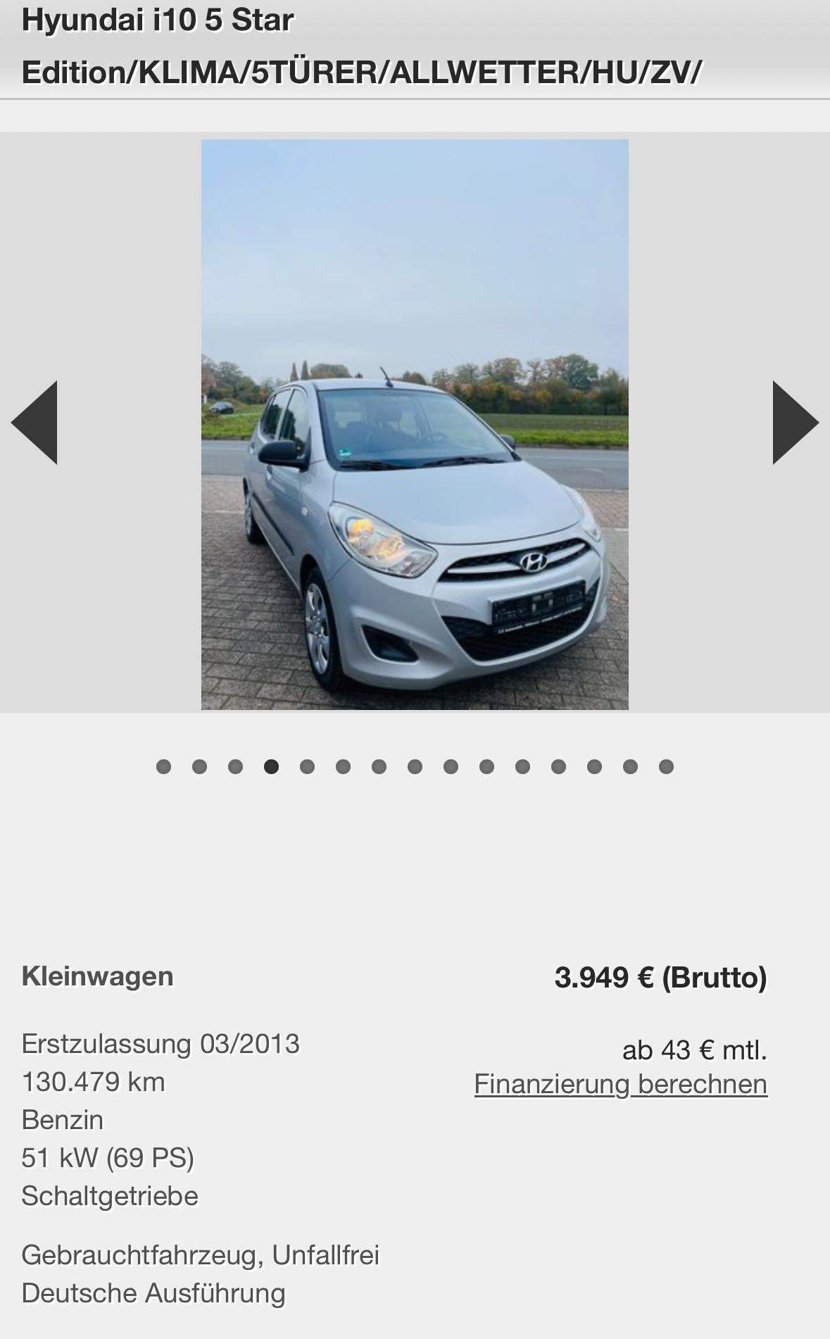 Hutablage Fach Kompatibel Mit Hyundai I10 5-türer  Produktbild-Vorschau 11