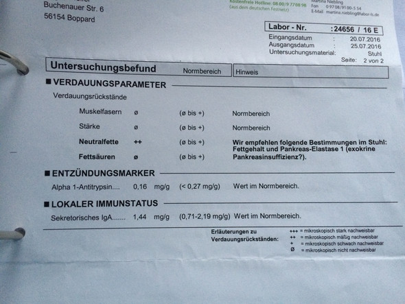 Verdauungsparameter - (Medizin, Ernährung, gastroenterologie)