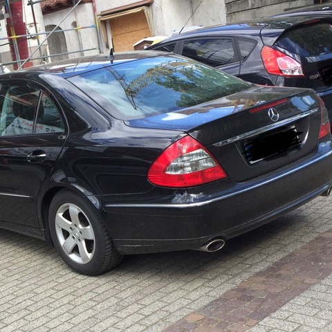 Mercedes von hinten - (Auto, Auto und Motorrad, Mercedes Benz)