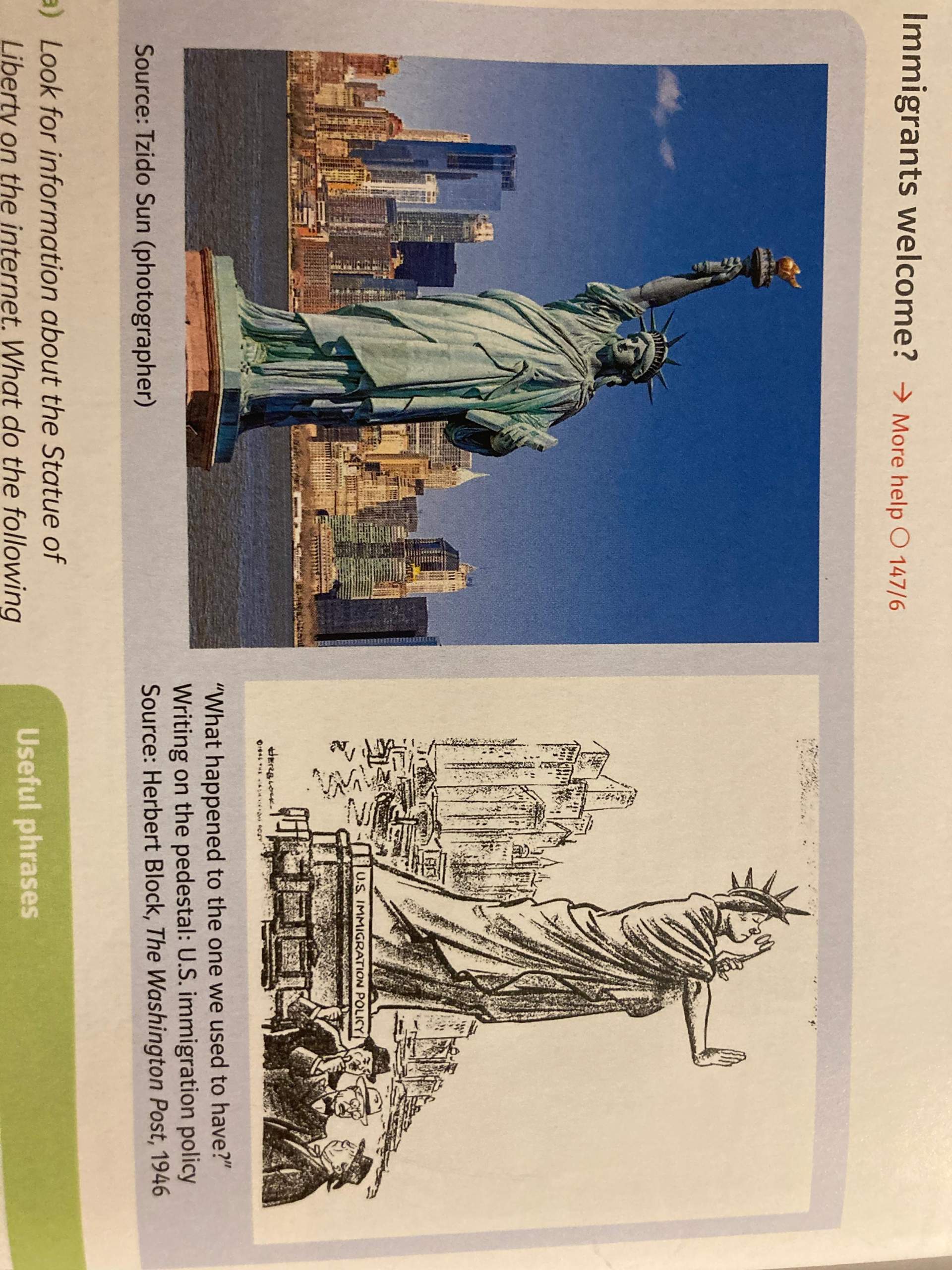 Erklärung Cartoon siehe Bild? (USA, Hausaufgaben, Amerika)