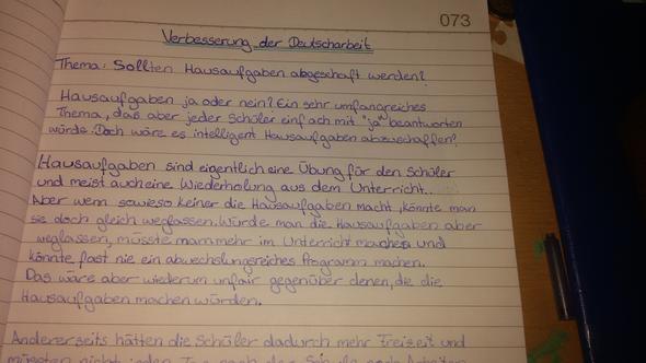 Erörterug Schlussteil Deutsch