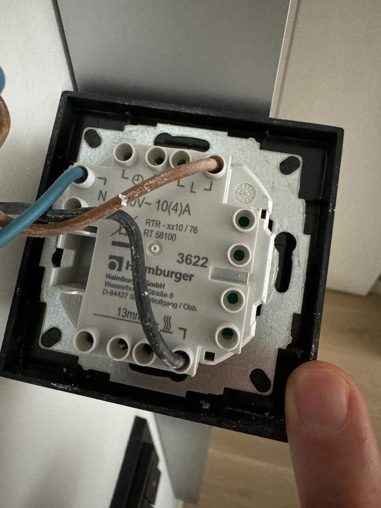 Ersetzen eines analogen Thermostats durch einen digitalen