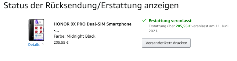 Amazon Erstattung Veranlasst Sie Müssen Den Artikel Nicht Zurücksenden erstattung veranlasst? (Recht, Geld, Amazon)