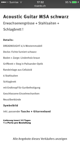 Gitarren-Beschreibung - (kaufen, lernen, Gitarre)