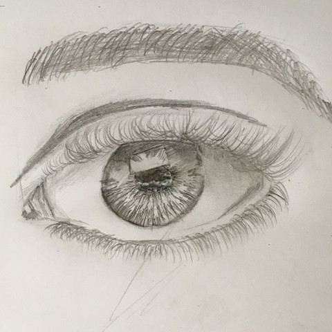 Erste Zeichnung Augen Zeichnen Augenbrauen