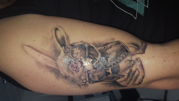 Erstes Tatoo. Alles richtig gemacht!? (Tattoo, Hasen)