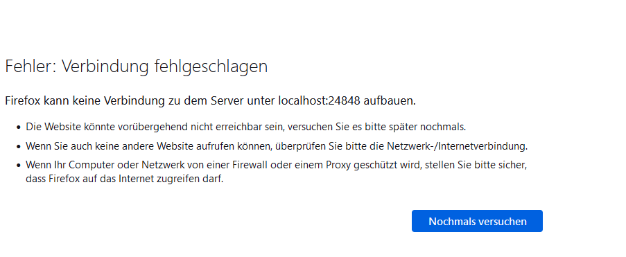 Es Kann Keine Verbindung Mit Dem Dhcp Server Hergestellt Werden Es kann keine Verbindung zum Localhost hergestellt werden? (Internet
