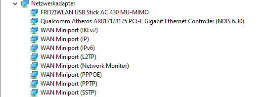 Ethernet - Netzwerkkabel wurde entfernt?