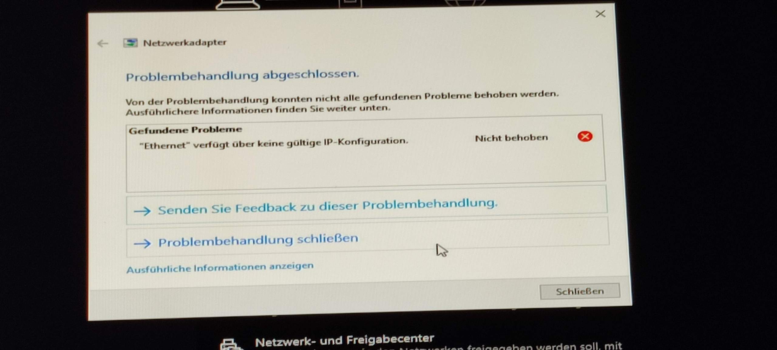 Fehlermeldung Ethernet Verfügt über Keine Gültige Ip Konfiguration www.gutefrage.net