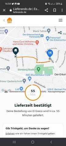 Eure Erfahrung mit dem Lieferando  Lieferservice?