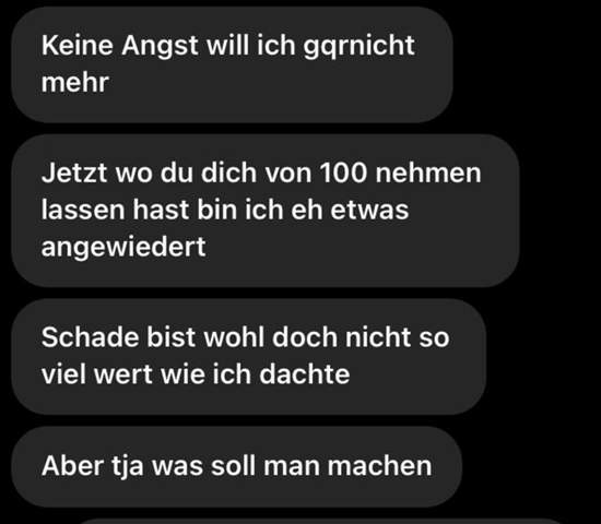 Ex hat umgangssprachlich beleidigt ... Ex hat umgangssprachlich beleidigt ...